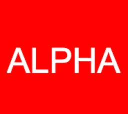 alpha badge